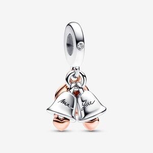 Pandora Two-Tone Wedding Bells Charm